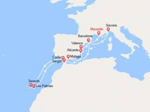 Croisiere costa 14 jours pension complete enfant gratuit à 1638 €