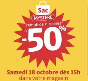 Sac mystère à -50 % à 0 €