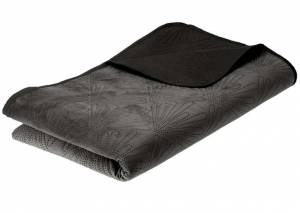 Couvre-lit Livarno en velours, 200 x 220 cm, gris ou rose ( via coupon Lidl plus ) à 9.09 €