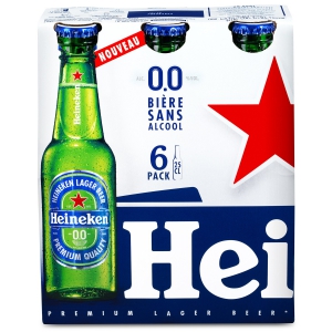  Heineken 0.0 bière blonde sans alcool pas cher 