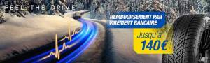 Jusqu'à 140€ de réduction sur les pneus Goodyear - Remboursement par virement à 0 €