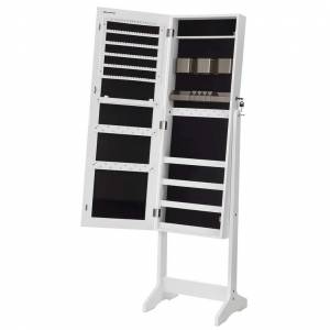 Armoire à bijoux SONGMICS JJC002W01 - armoire à miroir, 152x41.2x36.5cm à 56.99 €