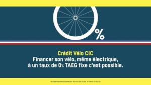 Crédit vélo: CIC prêt à taux 0 à 0 €