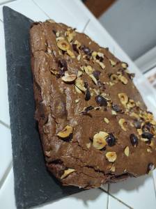 Brownies au chocolat noisettes 