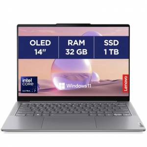 PC Portable 14'' Lenovo Yoga Slim 7 14IMH9 - OLED, Intel Core Ultra 7 155H, 32Go RAM, 1To SSD, Intel Arc Graphics, W11 à 899.99 €