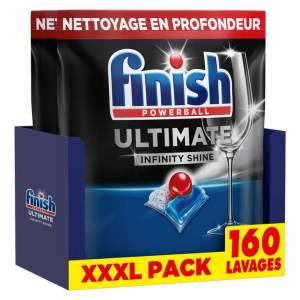Finish Ultimate Infinity Shine Pastilles Lave-Vaisselle,160 capsules à 26.99 €