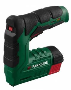 Agrafeuse sans fil Parkside PAT 4 D6 - Fournie avec : 2000 agrafes / 500 clous / câble USB-C à 8.99 €