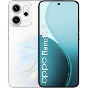 Smartphone Oppo Reno 14 5G - 12 Go, 512 Go, AMOLED 120 Hz, MediaTek Dimensity 8350, 50 Mp, 6000 mAh - Blanc à 428.34 €