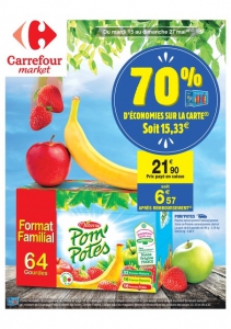 Optimisation du catalogue Carrefour Market du 15/05/2018 au 27/05/2018