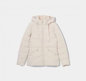 Doudoune cintrée à capuche femme, sable - Du 34 au 44 à 23.99 €