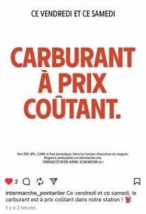 Carburant à prix coutant à 0 €