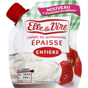 Crème épaisse Elle & Vire pas cher