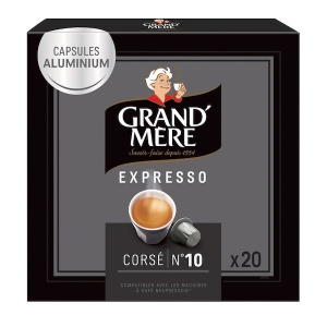 Capsules de café Expresso Grand mére pas cher chez Carrefour du 26/02/2019 au 11/03/2019