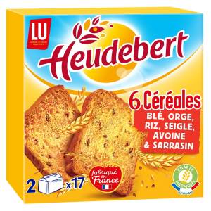 3 Paquets de biscottes Heudebert pour 2,00€ au lieu de 4,05€