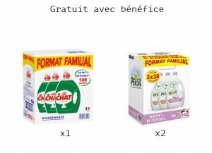 Lessive Lechat et Persil GRATUITE avec bénéfice 