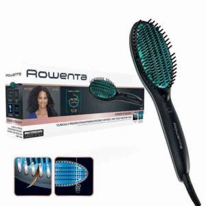 Brosse Lissante Rowenta Power Straight CF5820F0 - pour Cheveux Très Bouclés, avec Générateur d'Ions & Température Réglable à 34.99 €