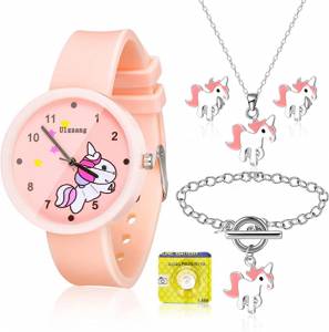 Coffret Montre,collier,boucles d'oreilles, bracelet fille 9,99€ au lieu de 11,99€