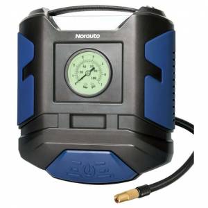 Gonfleur 12V NORAUTO avec manomètre analogique à 24.99 €