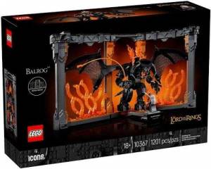 LEGO Icons 10367 Le Seigneur des Anneaux Book Nook du Balrog à 86.99 €