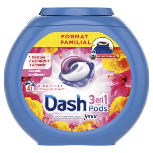 Dash 3 en 1 pods 15,50€ les 235 doses au lieu de 84,95€