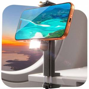 LISEN Support de téléphone pour avion avec lumière mains libres à 5.94 €