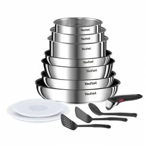 Tefal Ingenio Emotion Batterie de cuisine 13 pièces, Acier inoxydable, Empilable, Garantie 5 ans à 99.99 €