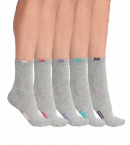 Lot de 10 paires de chaussettes DIM grises à 12.12 €