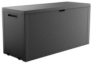 Coffre de Jardin Keter Emily - 270 L, L. 118 x l. 45 x H. 57 cm, Avec roulettes à 28.9 €