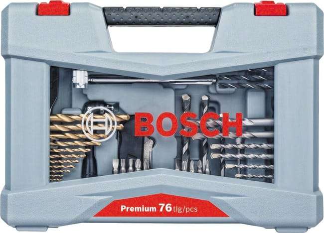 Coffret accessoires perçage vissage Bosch - 76 pièces à 40 €