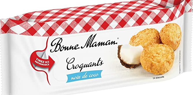 Bonne maman croquant noix de coco 1,22€ 