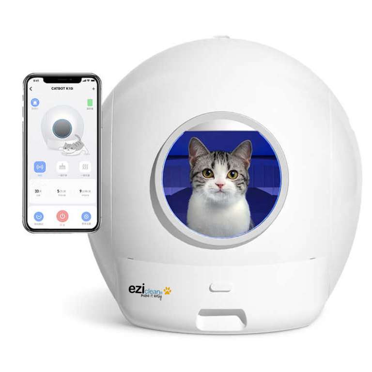 Litière autonettoyante e.ziclean CATBOT K10i à 299.99 €