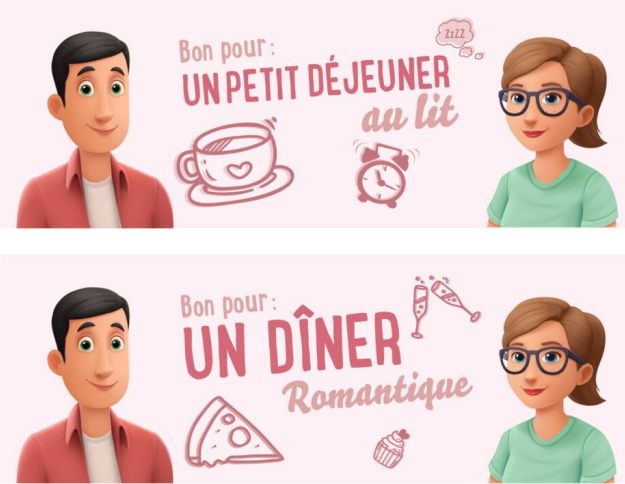 Bons d'amour personnalisée gratuit