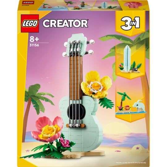 LEGO Creator Le Ukulélé Tropical 31156 (via 2.49€ cagnottés) à 22.41 €