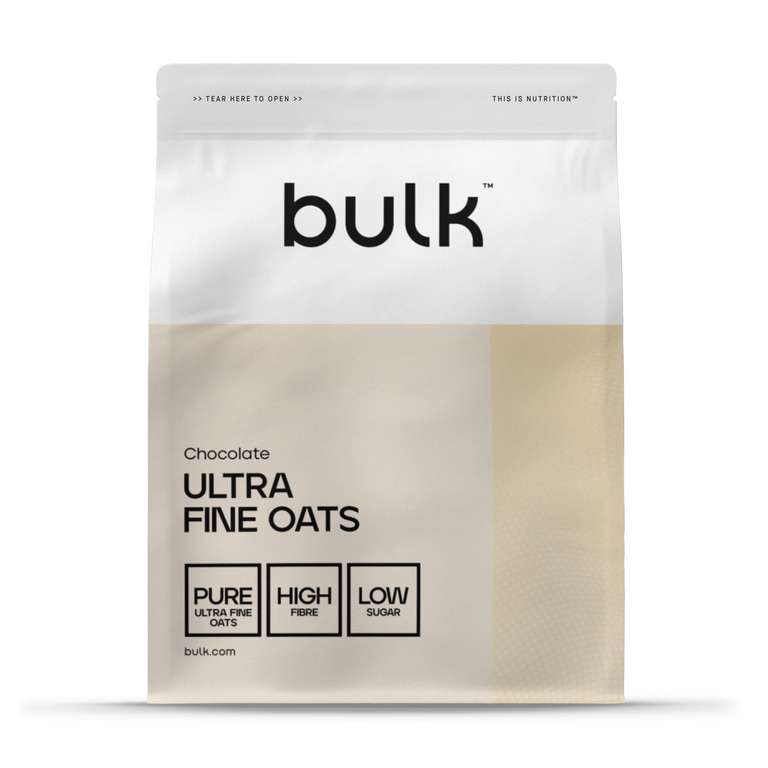 Paquet d'Avoine Instantané au Chocolat Bulk - 1 Kg à 4.99 €