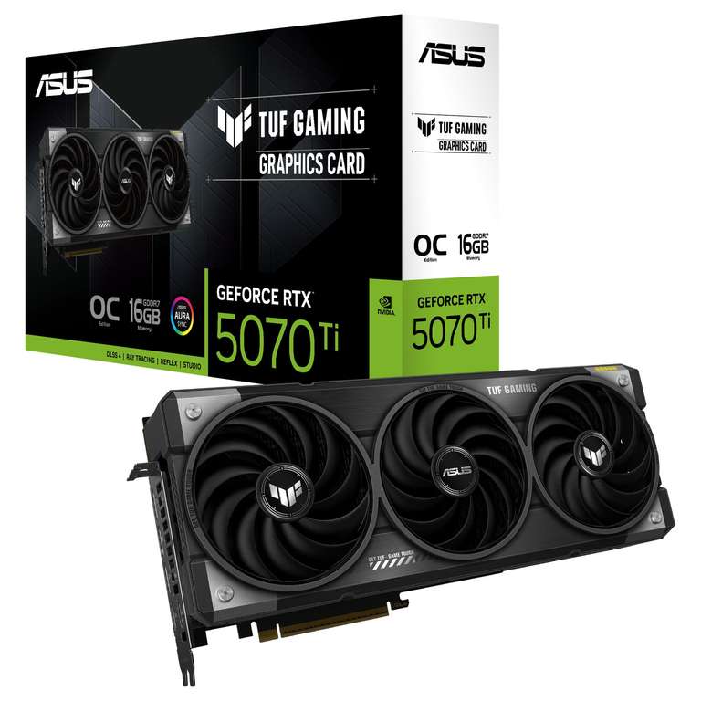 ASUS TUF Gaming GeForce RTX 5070 Ti 16GB GDDR7 à 550 €