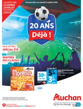 Optimisation du catalogue Auchan du 04/07/2018 au 14/07/2018