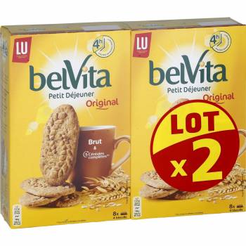6 paquets de Biscuits Belvita petit déjeuner pour 6,62€ au lieu de 12,18€