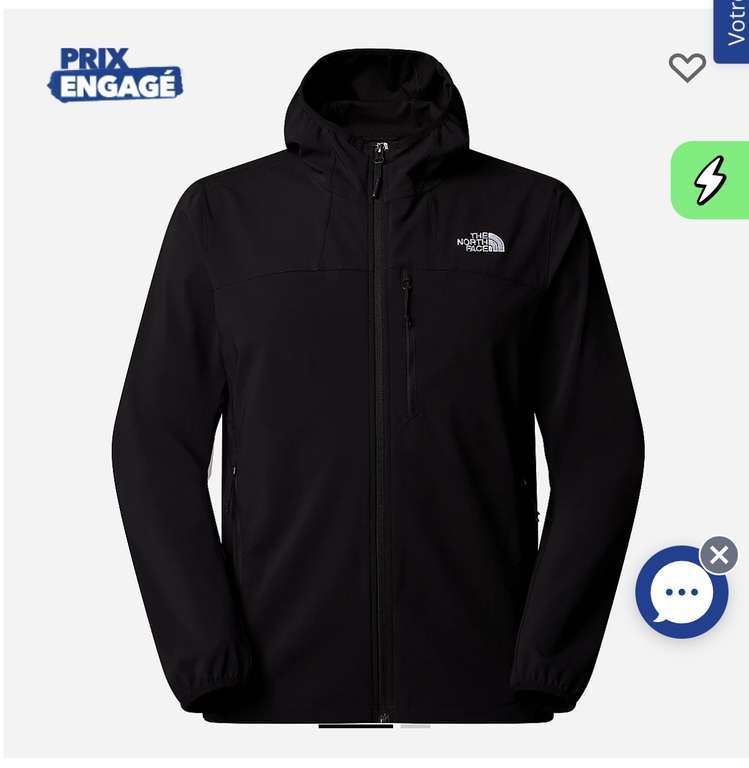 Veste softshell homme Nimble Noir à 65.99 €