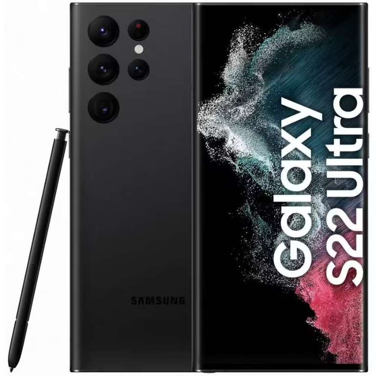 Samsung Galaxy S22 Ultra 5G 128 Go Noir fantôme à 274.9 €