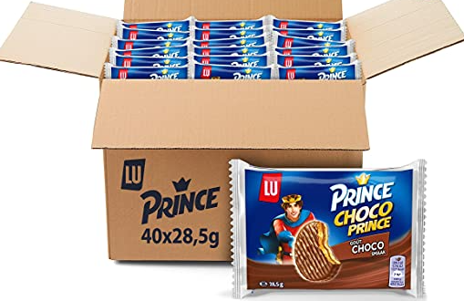 40 paquets de prince enrobés de chocolat au lait 16,60€