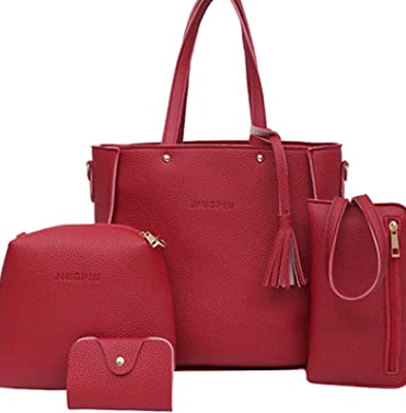 Ensemble 4 piéces sac à main 12,99€ au lieu de 25,98€