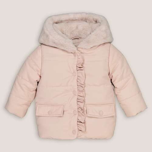 Doudoune chaude et longue à capuche - 6 mois et 9 mois à 6.74 €