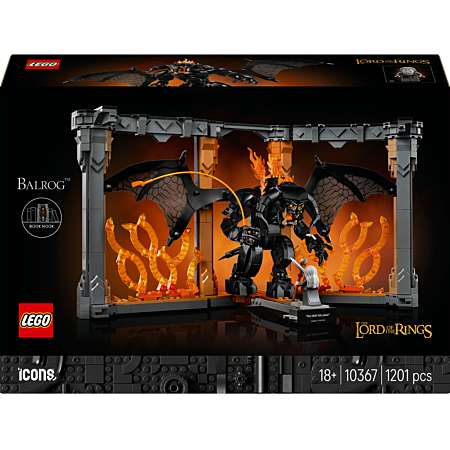 Jeu de construction Lego Icons Le Seigneur des Anneaux : Book Nook du Balrog 10367 à 86.4 €