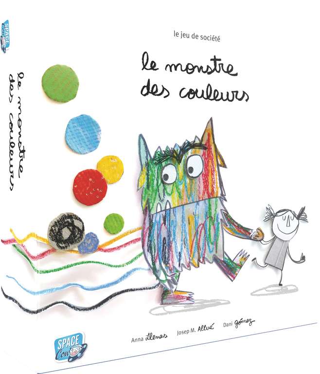 Le Monstre des Couleurs Asmodee - Jeu de Société Educatif pour Enfants dès 3 Ans (via Coupon) à 13.99 €