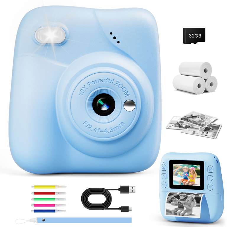 Appareil photo CAMCLID M5 | impression thermique sans encre à 32.19 €