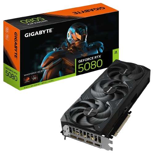Carte Graphique Gigabyte GeForce RTX 5080 Windforce SFF 16 Go - Toulouse (31) à 1042 €
