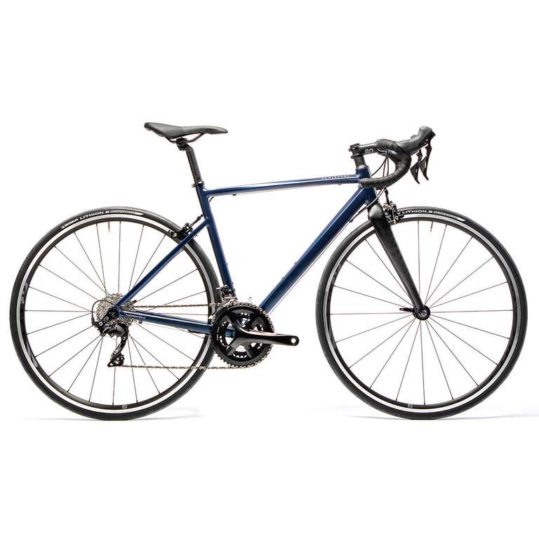 Vélo endurance Van Rysel Shimano 105, EDR AF Bleu Foncé, Tailles du XXS au M à 698.99 €
