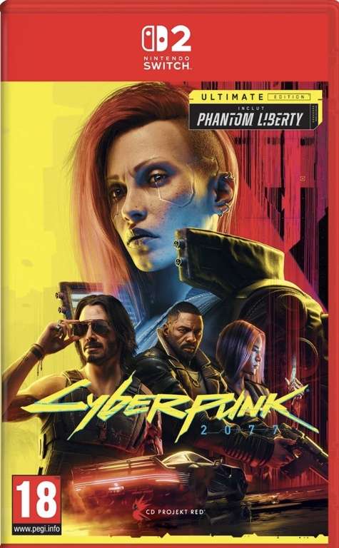 Cyberpunk 2077: Ultimate Edition sur Nintendo Switch 2 (Dématérialisé - Store US) à 34.4 €