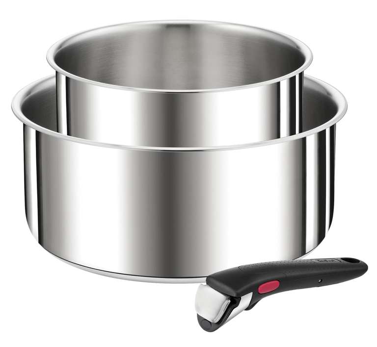 Casseroles TEFAL L9739302 : 3 pièces 16/20 cm à 49.79 €