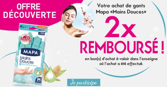 Gants Mapa remboursé 2 fois